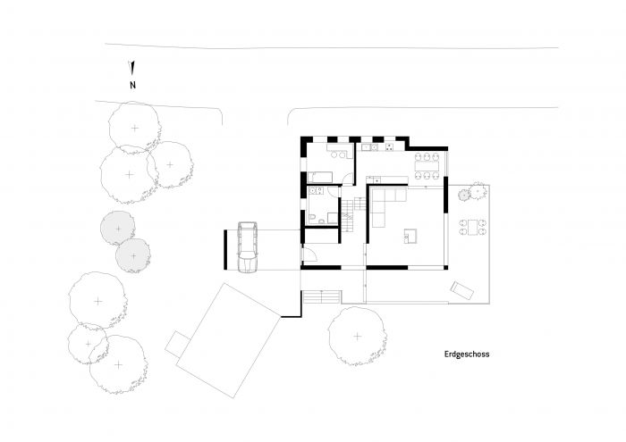 G05 | Private House, Lödla Thuringia - ground plan, first floor